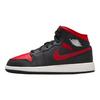 Air Jordan 1 Mid Bred Twist Unisex Sneakers Black Varsity-Red Summit-White DQ8426-067