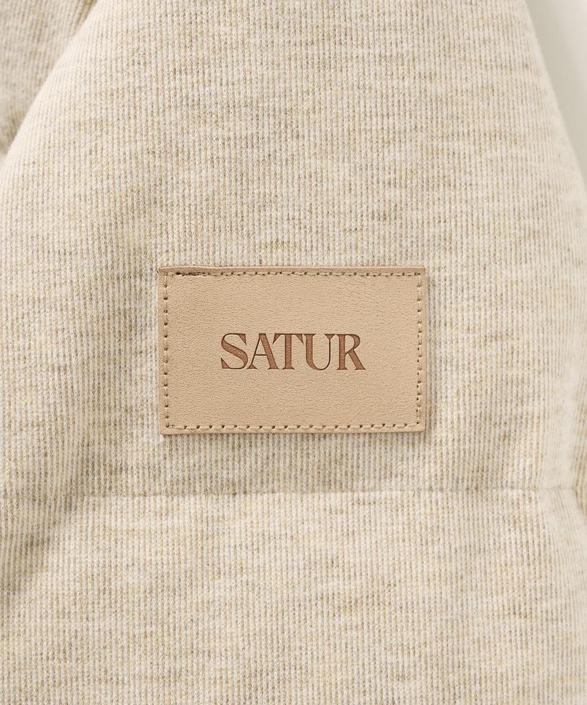 Satur (W) Knit Puffer Duck Down Padded Cream