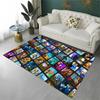 Classic Cartoon R-Robloxs Game Non-Slip Area Rug for Living Room,Bedroom,Playroom,Soft Carpet Floor Mat Home Decor Rug  Room