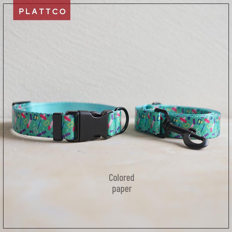 PLATTCO Durable Soft Nylon Dog Leash & Collar - PDC335 Extra Large