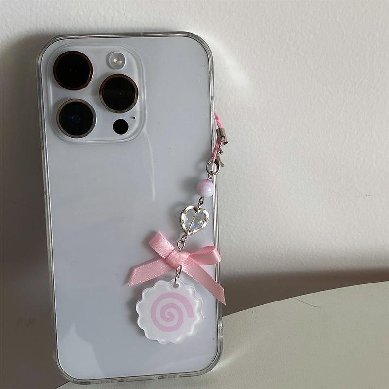 Roztomilý rybí talíř Přívěsek na telefon s přívěškem na kartu Karta Creative Kawaii Keychain for Phone Bag Accessories