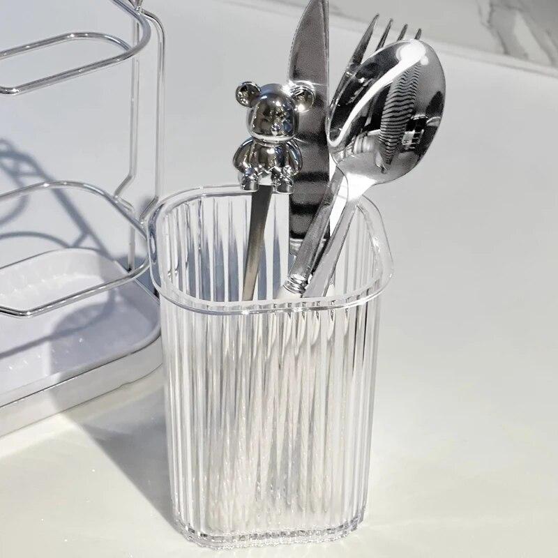 Essstäbchenbehälter Küchenlöffel-Aufbewahrungsbehälter Haushaltsaufbewahrungsregal Essstäbchenkorb Küchen-Essstäbchenbehälter