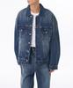 Extra Oversized Denim Trucker Jacket [Medium Indigo]