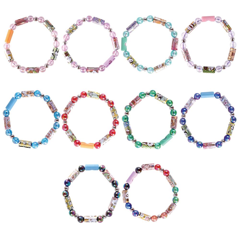 DIY Sticker Toy Bracelet Wearable Bracelet Beaded Toys New Stickers Beaded  Gifts