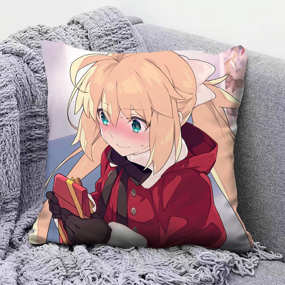 Artoria Caster Fate Grand Order Castoria Home Sofa Cushion Covers and Aecorative Custom Pillow Covers