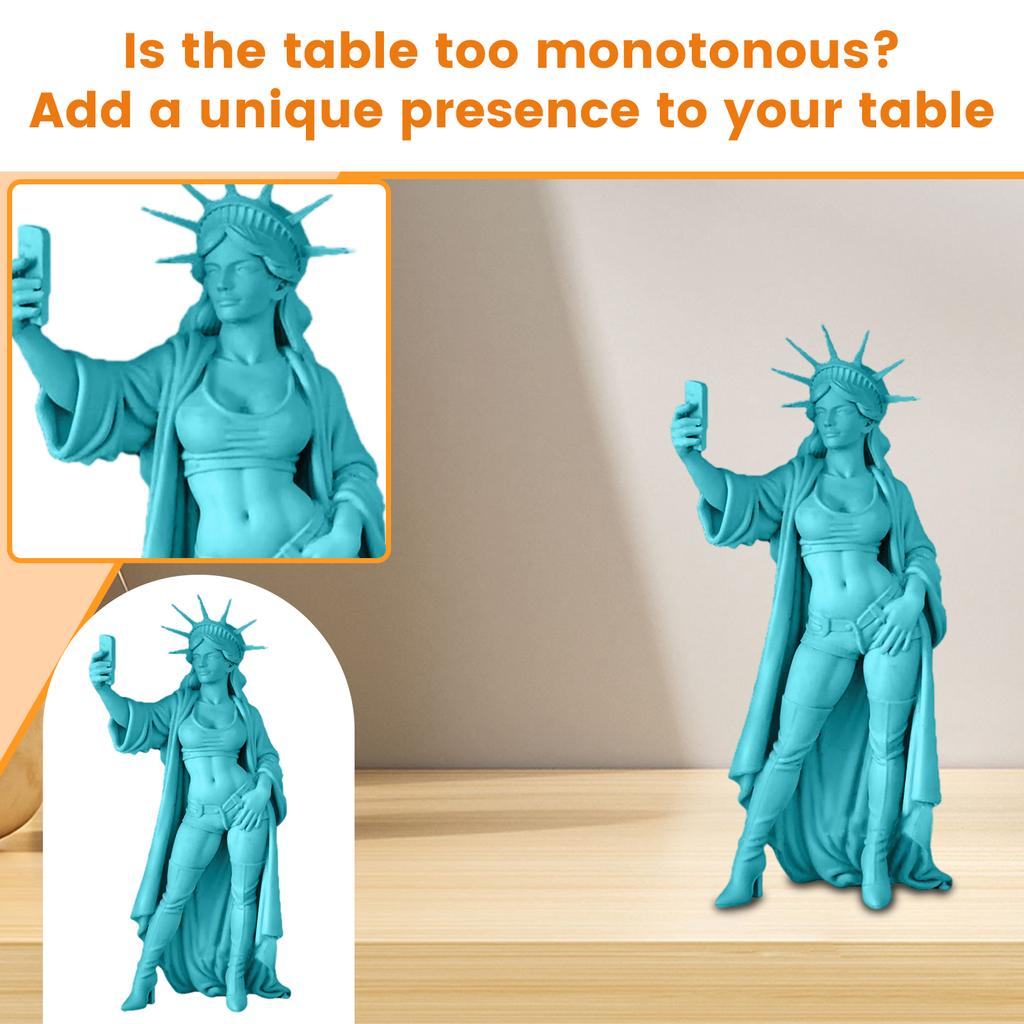 Selfie Sculpture Decoration Ornament