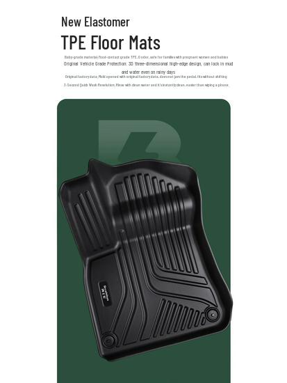 Volkswagen TPE Car Floor Mats for Tiguan L, Sagitar, Bora, Lavida, New Sagitar, T-Cross, Polo, Talagon, Lamando, Teramont