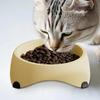 Cat Feeding Bowls Pet Food Dish 15 Degree Tilted Anti Vomiting Non-Slip Plate Container Pet Supplies for Kitten Small Dogs