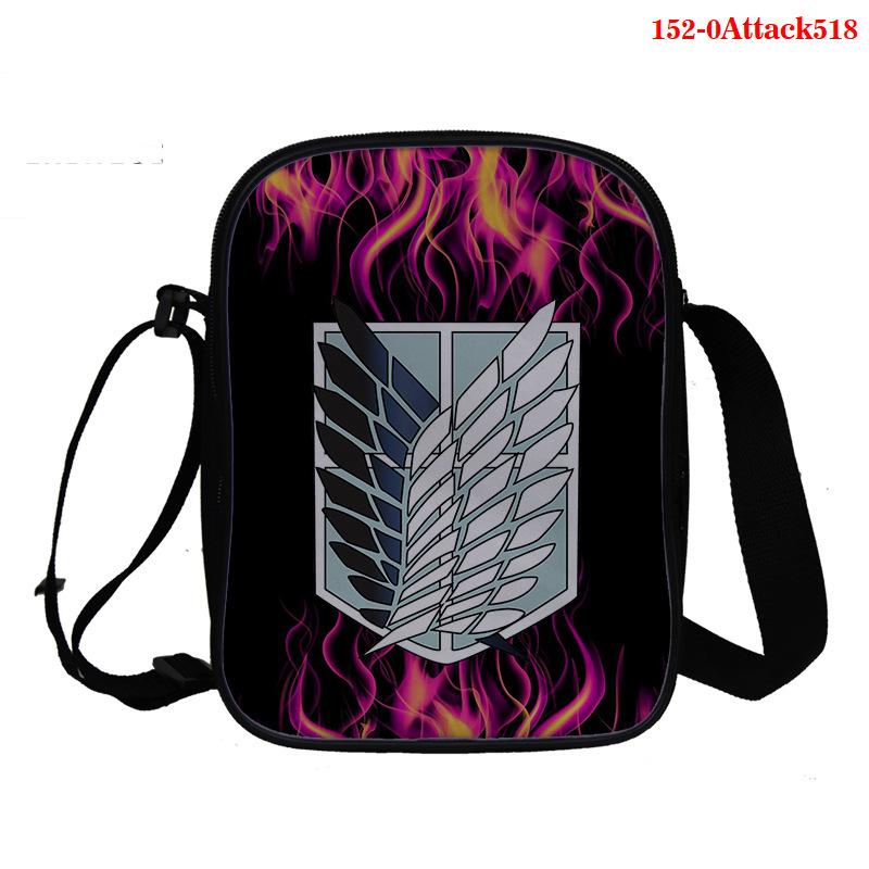 Attack On Giant Peripheral Digital 3D Printed Backpack Student School Bag Full Color Bag Double Shoulder Bag
