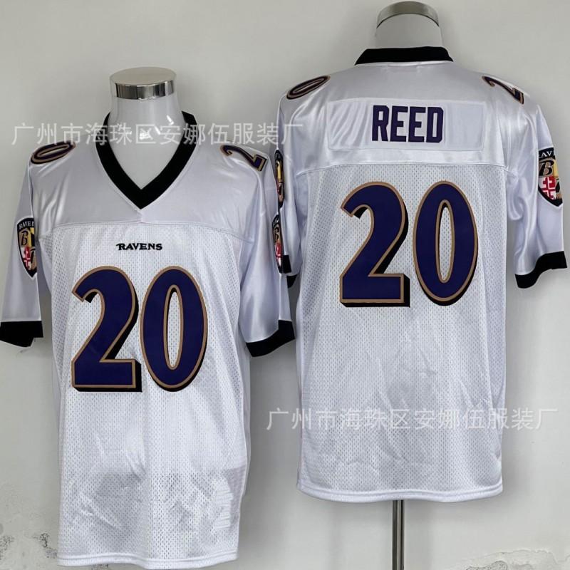 2026 Baltimore Ravens Rugby Jersey Retro Embroidered 20 52 Number Team Sports Uniform Men Women