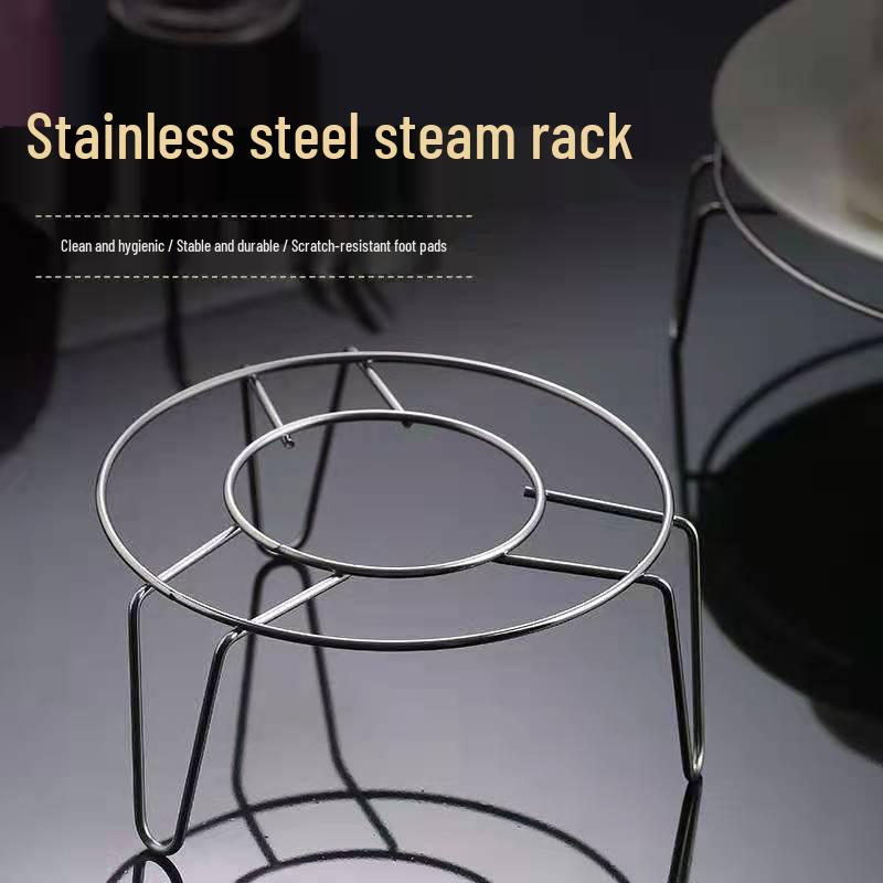 Stainless Steel Multifunctional Triangle Steamer Rack for Vegetables and Pot Storage