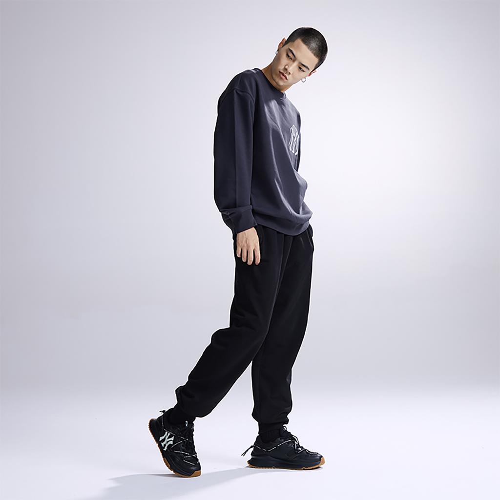 New MLB Sweatshirt Unisex Charcoal Gray 3AMTB0434-50CGS