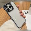 Applicable To IPhone 14 Glasses Bracket Lens Mobile Case Apple 15 Creative 12 Electroplating Transparent PC Hard Case