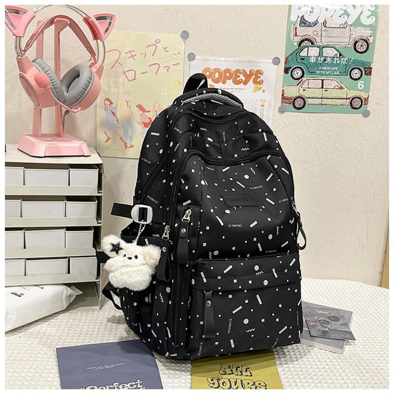Schoolbag Junior High School Girl Student Face Value Large Capacity Backpack Travel College Female