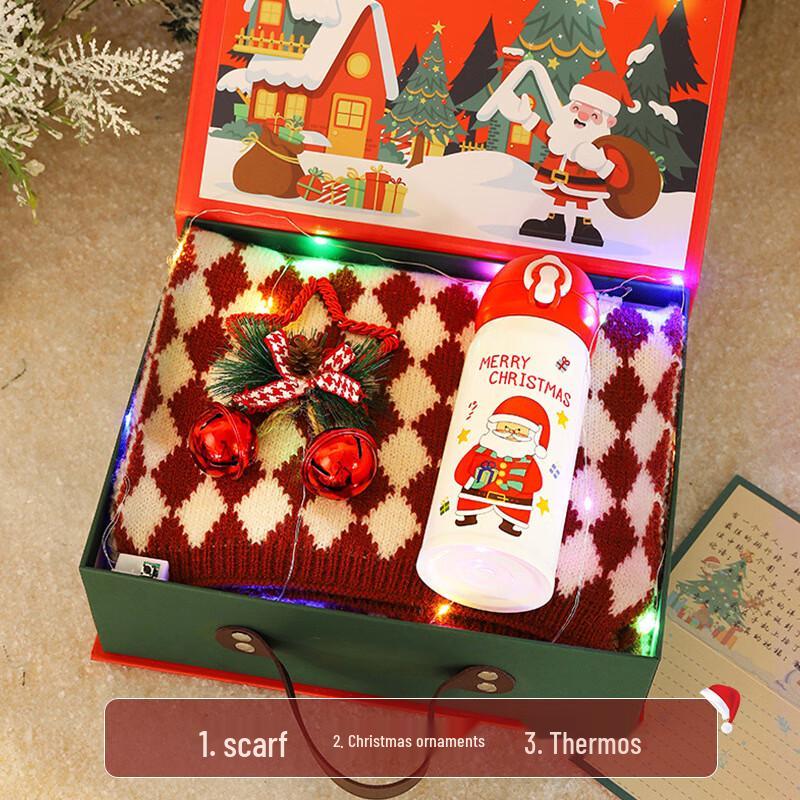 Christmas Gift Set: Thermos, Scarf & Pendant SD-017