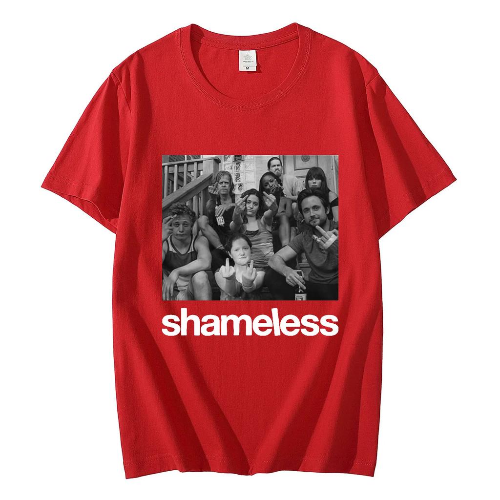 TV Play Shameless Graphic T Shirts Mens Womens Fashion Vintage Short Sleeve Tshirt Streetwear 100 Cotton Oversized Tshirts