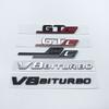 LWC1  3D ABS Rear Trunk Decal Emblem Badge Sticker For Mercedes AMG GT R S C GTR GTS GTC  V8biturbo C190 Car Accessories
