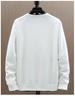 Trendy Men's Solid Color Round Neck Sweatshirt: Stylish, Comfortable, Loose Fit, and Fake Two-Piece Design for Autumn/Winter.