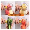 1PC Multi functional stainless steel peeler for storing fruit peels at home - a multifunctional fruit peeler for storing fruits