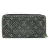 Used LOUIS VUITTON Purse Zippy wallet M95614 Zip Around Monogram denim Noir black Accessory