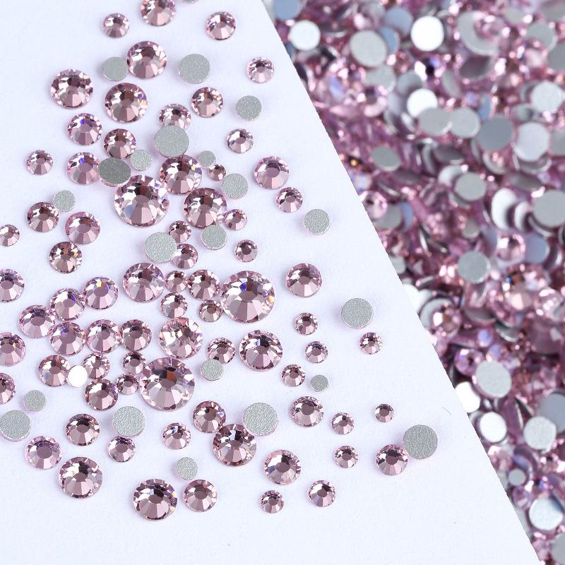 Nail Art Größe Gemischt Flacher Boden Diamant Ss6-Ss20 Mehrgrößen Strass Schmuck 1440 Stück