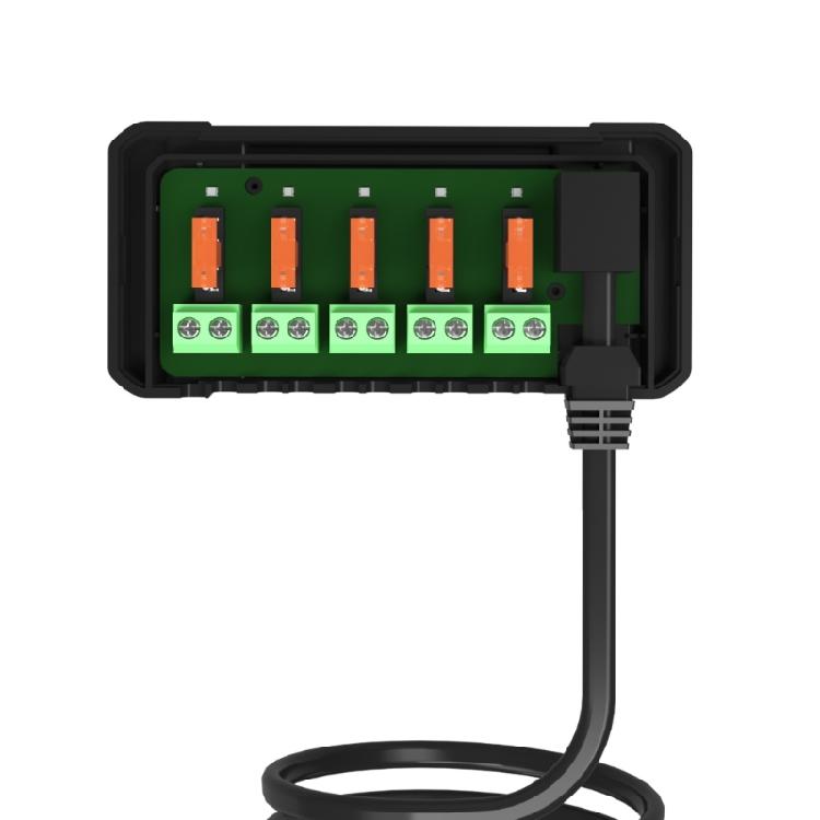 12V Fuse Box Universal 20A Automotive Block Fuse LED Indicator Light Heat Resistant Fuse Hold for Car Motorcycle