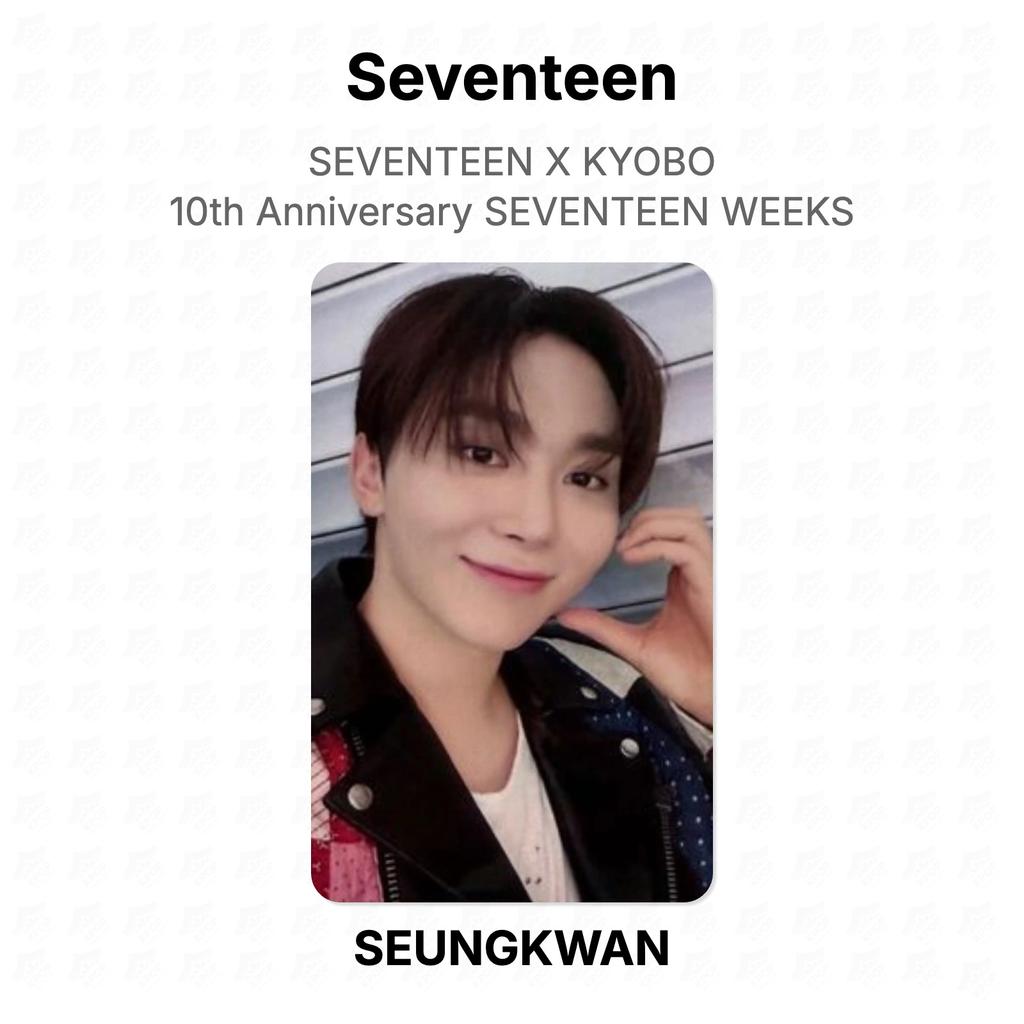Seventeen X KYOBO 10th Anniversary SEVENTEEN WEEKS Official Photocard