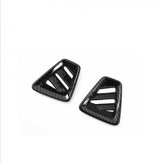 Carbon Fiber Dahsboard Air Outlet Vent Cover Trim For Volvo XC60 2018-2021 2PCS