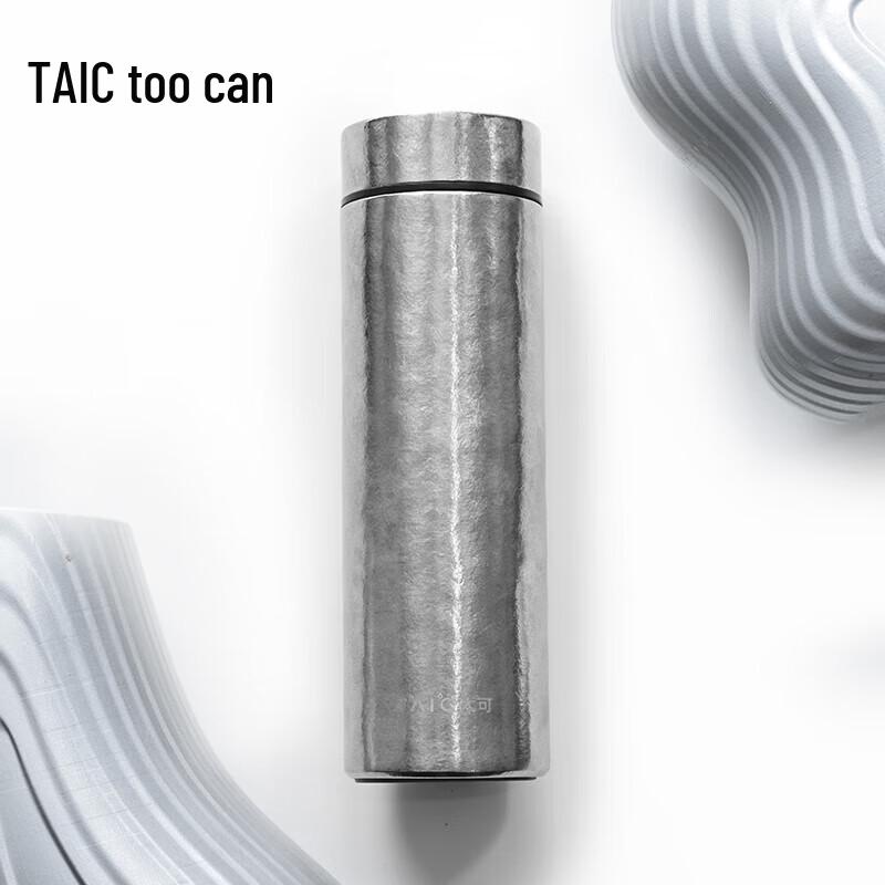 TAIC Pure Titanium Insulated Travel Tea Mug with Filter 480ml