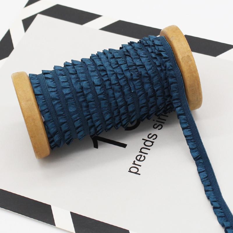 1mx1cm Comfortable Gift Embellishments Elastic Handicrafts Lotus Leaf Edge Smooth Touch Soft DIY Elastic Band Hair Accessories