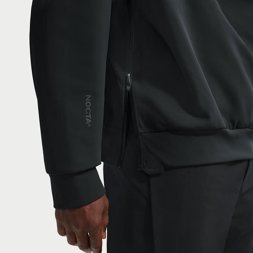 Nike X Nocta Collaboration FW25 Code Waterproof Loose Fit Solid Color Long Sleeve T-Shirt Men tops HQ4483-010