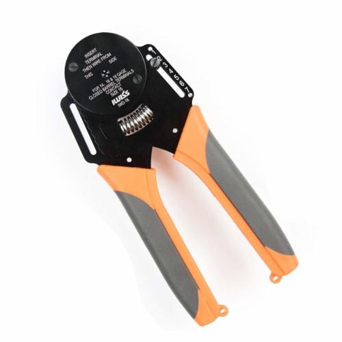 

IWISS IWD-16 4-Indent Crimping Pliers for Automotive DEUTSCH DT Connectors, Closed Barrel Terminals, Compatible with AWG 14, 16, and 18