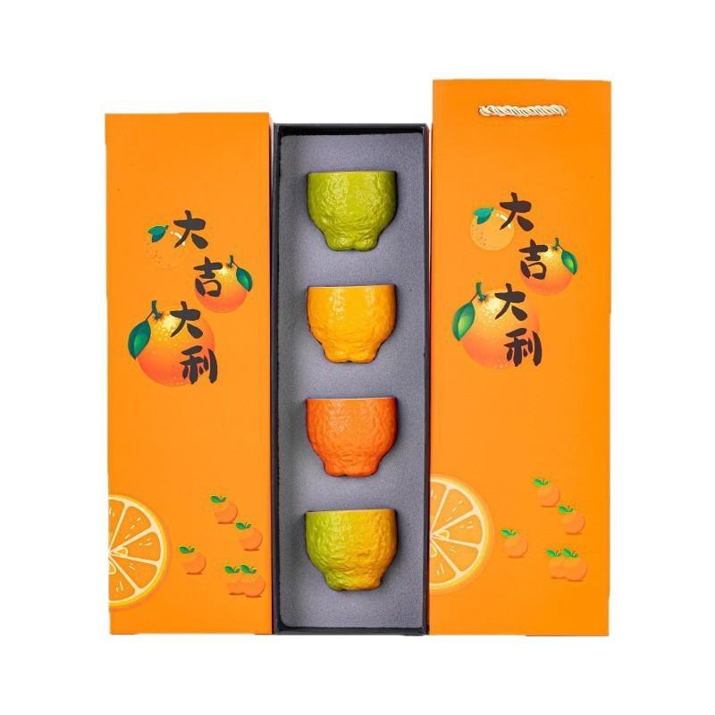 

4pcs/set Ceramic Tea Cup Kiln Transformation Espresso Cup Porcelain Kung Fu Teacup Pottery Coffee Mug Wine Drinkware 51-100ml