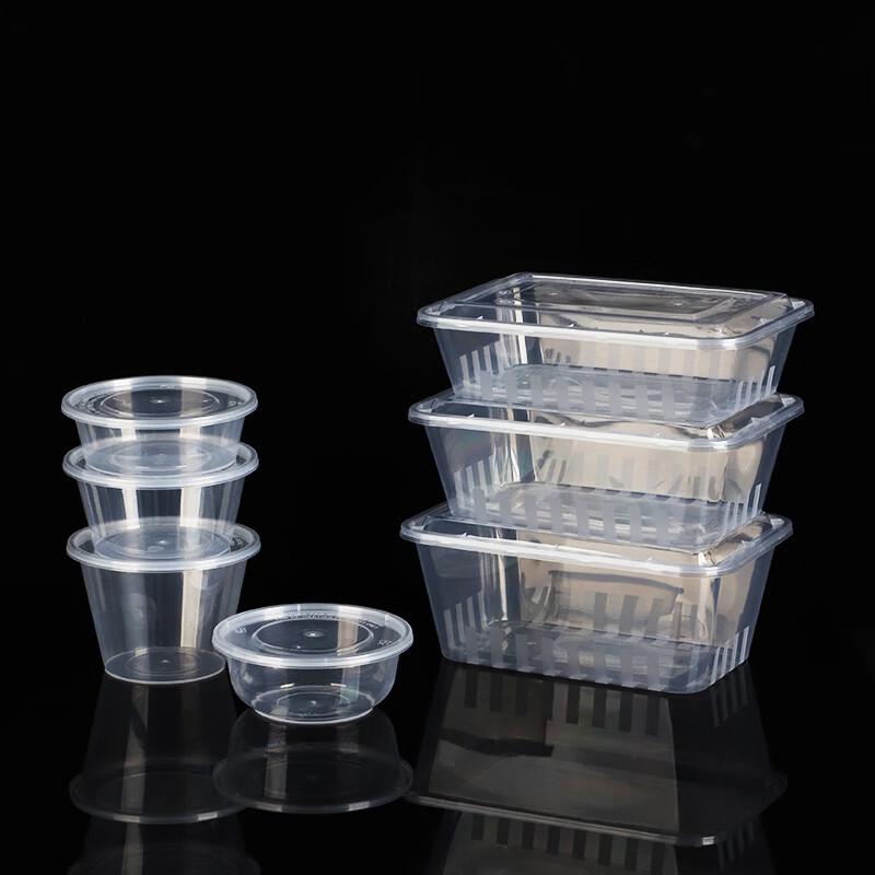 Disposable Plastic Food Containers with Lids