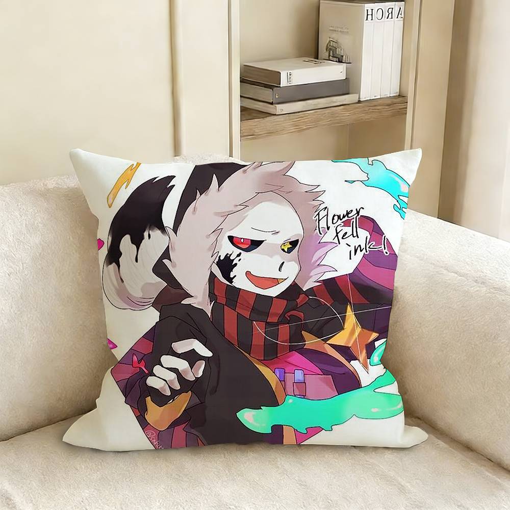 Fell Ink Sans U-Undertale Au Pillow Cover Sofa Cushion Cover Home Room Decoration Children Gift