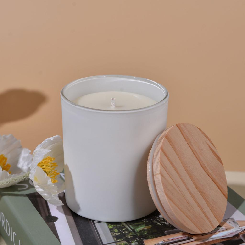 Frosted Candle Glass Cup Aromatherapy Home Decoration Scented Candle Glass Cup High-end Aromatherapy Candle