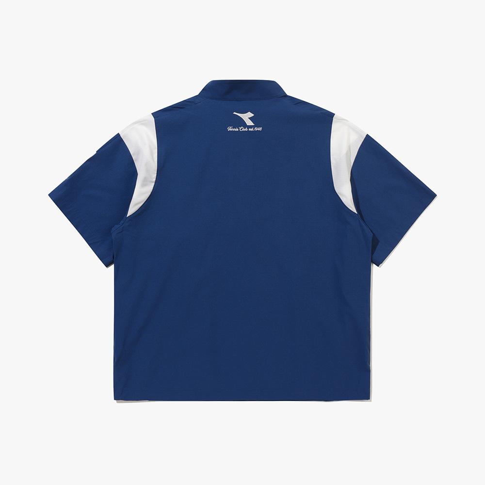 Diadora Grand Slam Half Sleeve Anorak Blue