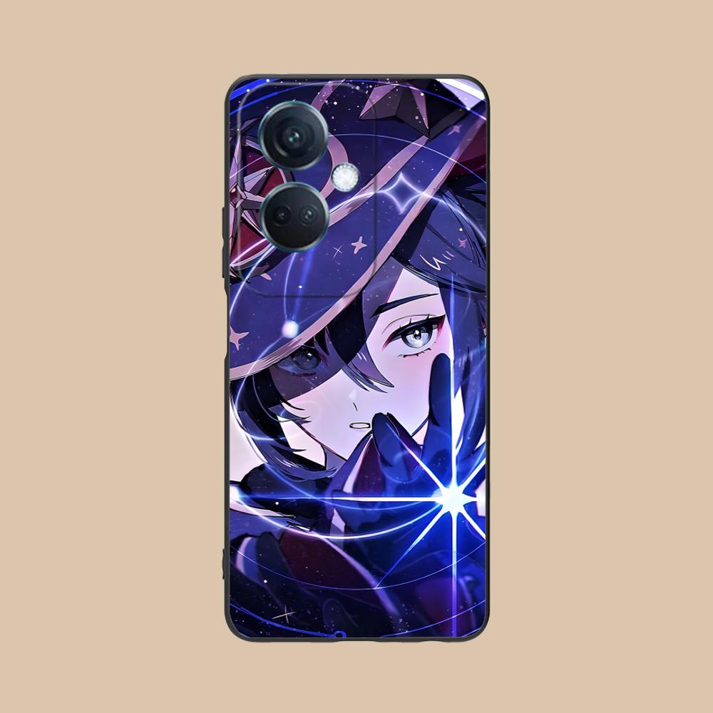 Game GI Mona Matte TPU Mobile Phone Case for OPPO Reno 14 13 12 11 10 9 8 7 6 5 F T Pro 5G Colorful Printing Cover