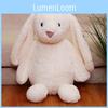 Shy Adorable Rabbit Plush Toy Soft Short Fur Stuffed Animal For Playtime Kids