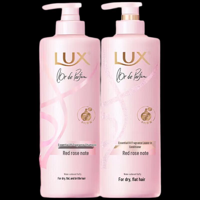 Lux Red Rose Essential Oil Shampoo & Conditioner Set