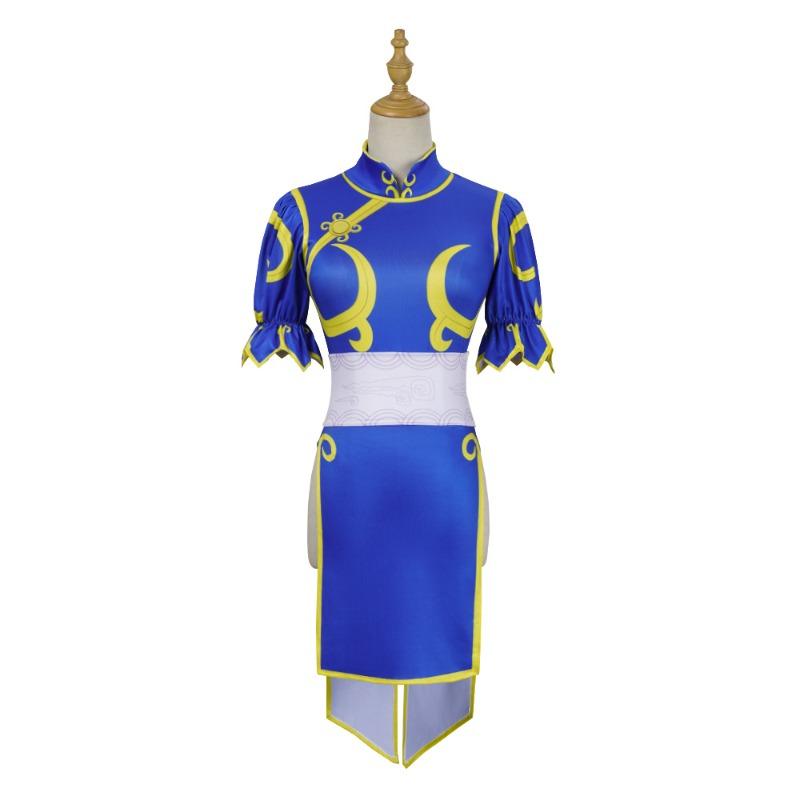 Sexy Cheongsam Chunli Swimming Clothes Street Fighter Lion Dance Costumes Stage Performance Costumes