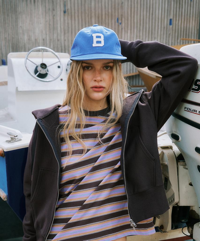 GREENBUTTER B Logo Cap (L/Blue)