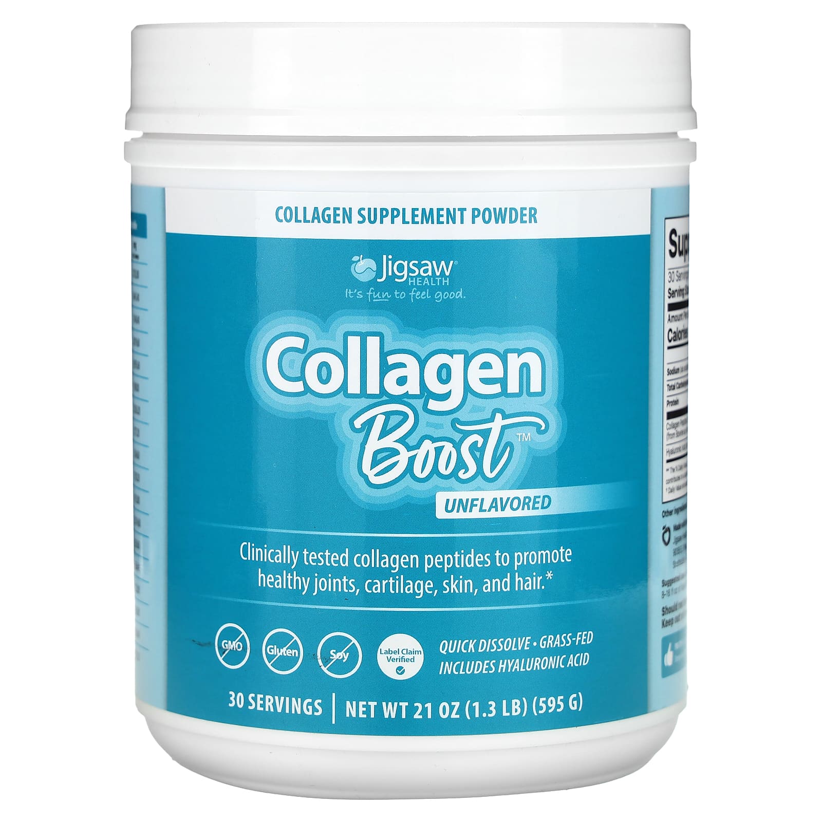 

Collagen Boost, Unflavored, 595G(21Oz)
