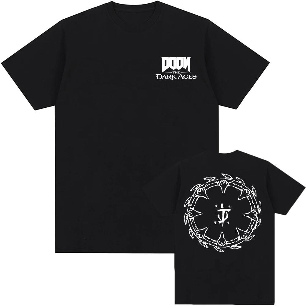 

Гра DOOMM The Dark Ages Графічна Футболка Унісекс Вуличний Стиль Мода Бавовняні Футболки З Коротким Рукавом XS