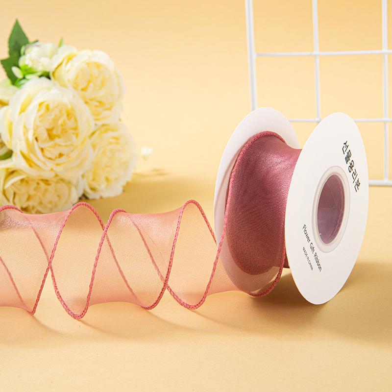 Valentine's Day Korean Fishtail Yarn Ribbon for DIY Flower Bouquets and Cake Decorations