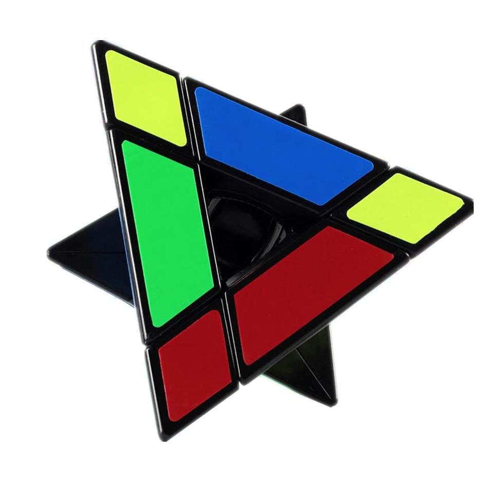 New Shengshou Mirror Void Magic Tower Puzzle 3X3 Hollow Pyramid Professional Cubo Magico Puzzle Toy For Children Kids Gift Toy