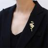 Mother's Day women's gift brooch, suitable for coats and suits