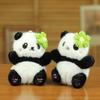 Toy Plush Panda Keychain Lightweight Filling School Travel Decoration Backpack