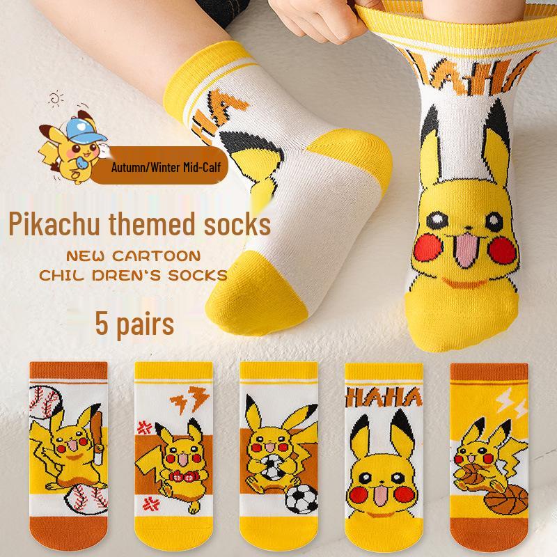 

Детские хлопковые носки до середины икры «Щенячий патруль» — милый мультяшный дизайн для мальчиков, для носки весной, зимой и осенью 3-5, Foot Length 15-17CM