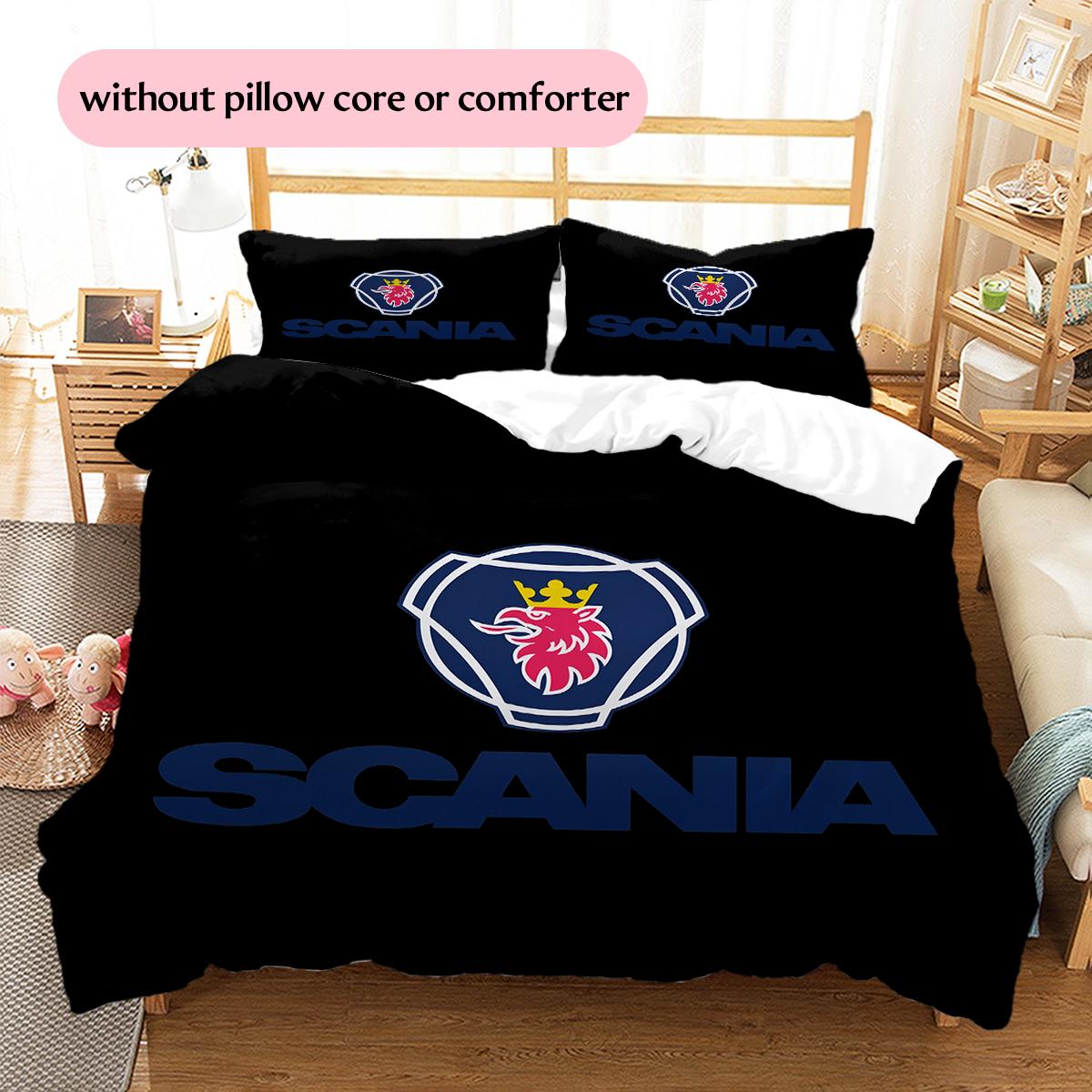 Scania logo raksta gultasveļa Mājas dekorēšana